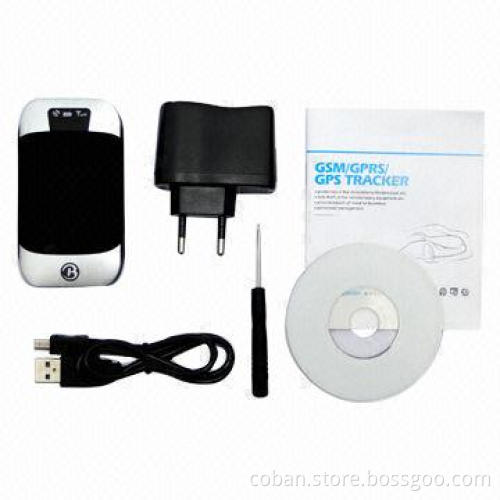 Portable GPS 303A with internal memory and SOS, internal battery GPS tracker